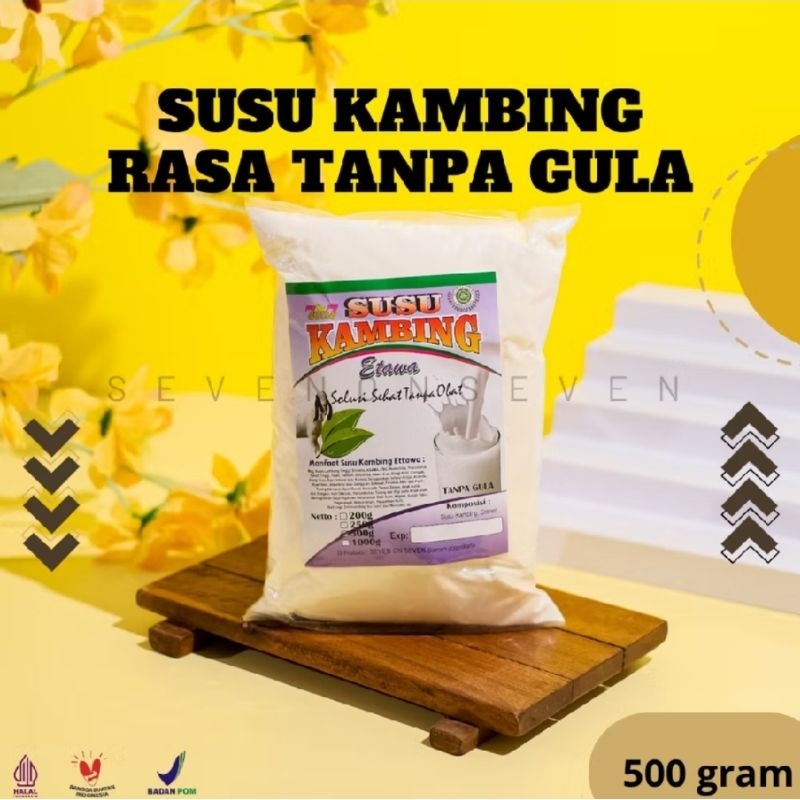 

Susu Kambung Etawa Tanpa Gula Kemasan 500gr