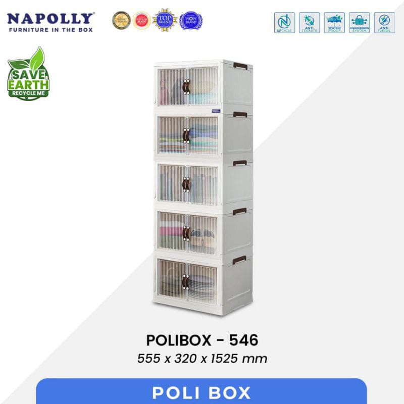 Napolly POLIBOX strorage box rak susun box lemari  NAPOLLY