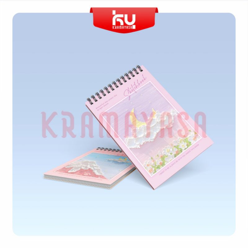 

watercoolor A6 / BUKU SKETSA / BUKU GAMBAR A6 / SKETCH BOOK / SKETCHBOOK COVER AESTHETIC VINTAGE