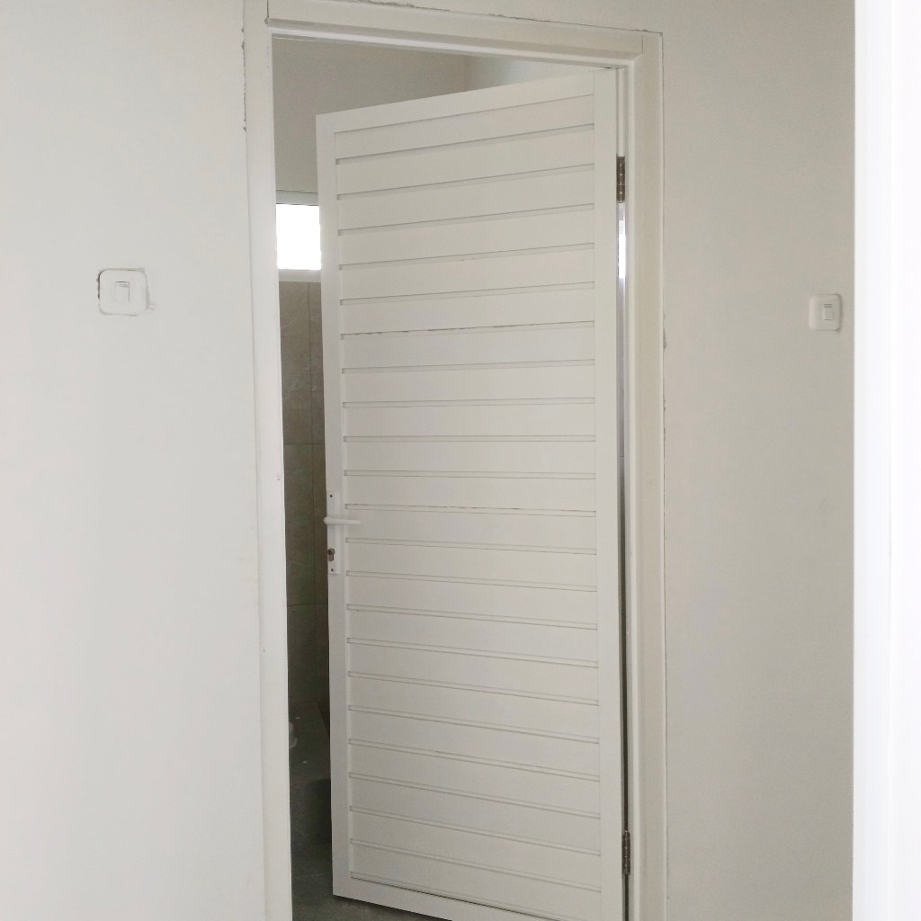 pintu set kusen/pintu kamar mandi aluminium/anti rayap/anti lembab/fullset/murah