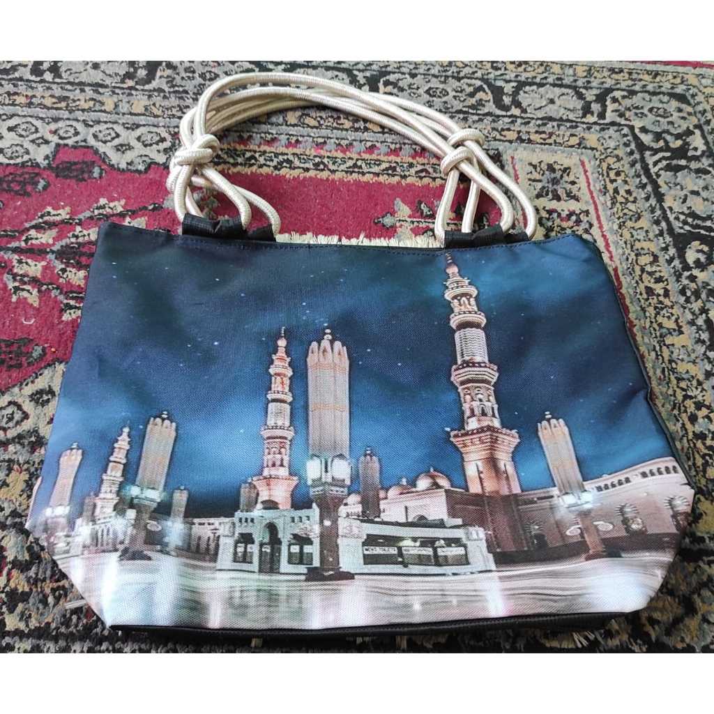Seken Baru Tas Tote Bag Makkah 41 x  31