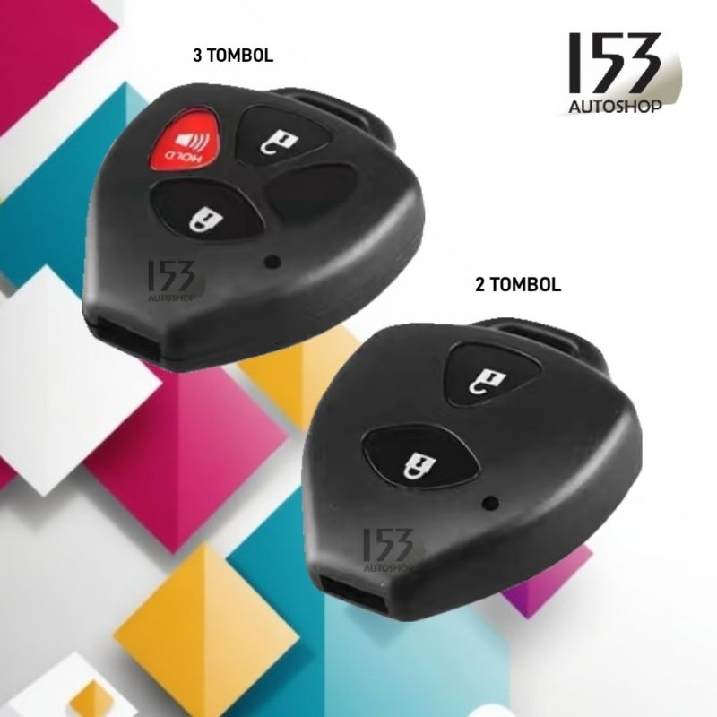 Casing Remote Innova Lama 2 Tombol 3 Tombol