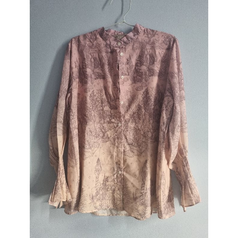 PRELOVED BENANG JARUM X MMEHUILLET EL MAR MINORCA PINK TOP