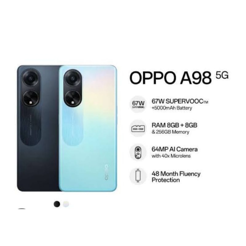 OPPO A98 RAM 5G 8+8/256GB ORIGINAL GARANSI RESMI