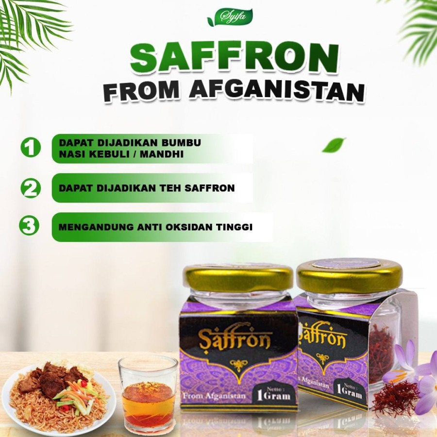 

SAFFRON Safron Super Negin - AFGHANISTAN 1GR Grade 1 Premium