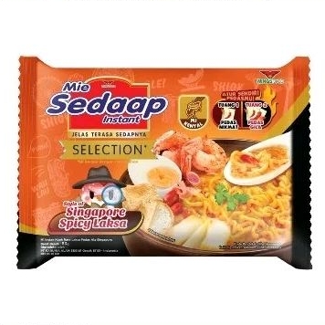 

Sedaap Mie Instant Selection Singapore Spicy Laksa 5 pcs x 83 gr