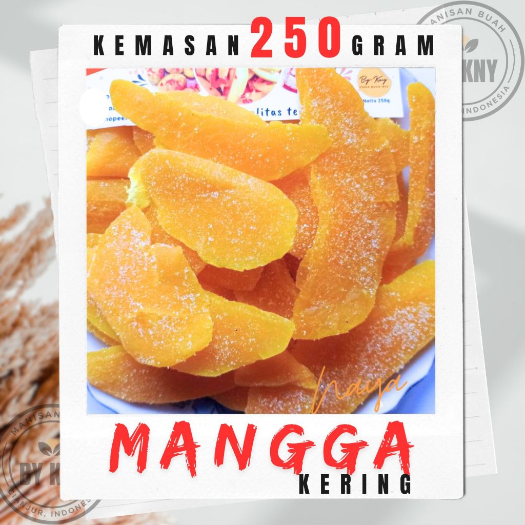 

MANGGA KERING 250 GRAM MANGGA CIREBON MANGGA ARUMANIS MANGGA GULA MANGGA MADU MANISAN BUAH KERING