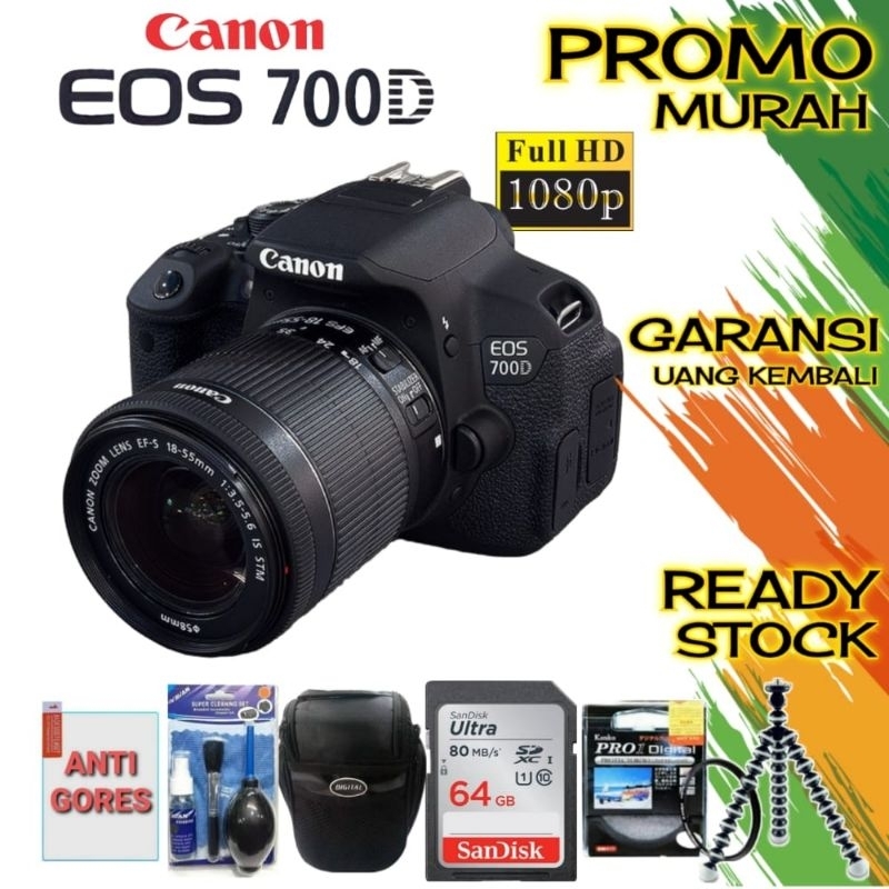 CANON 700D LENSA 18-55MM STM GARANSI ORIGINAL