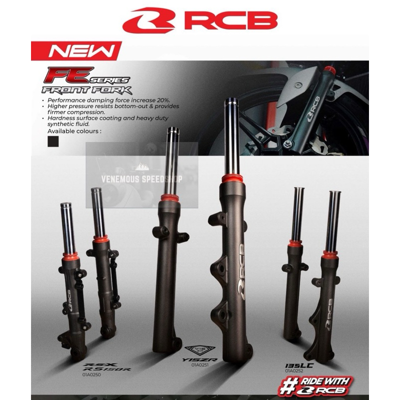 Shock Depan RCB FE Series Mx king / Supra GTR