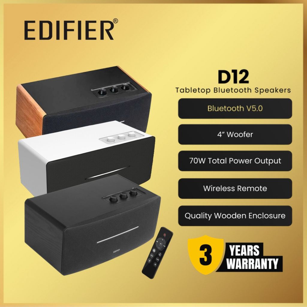 Edifier D12 D 12 Tabletop Bluetooth Speaker Portable