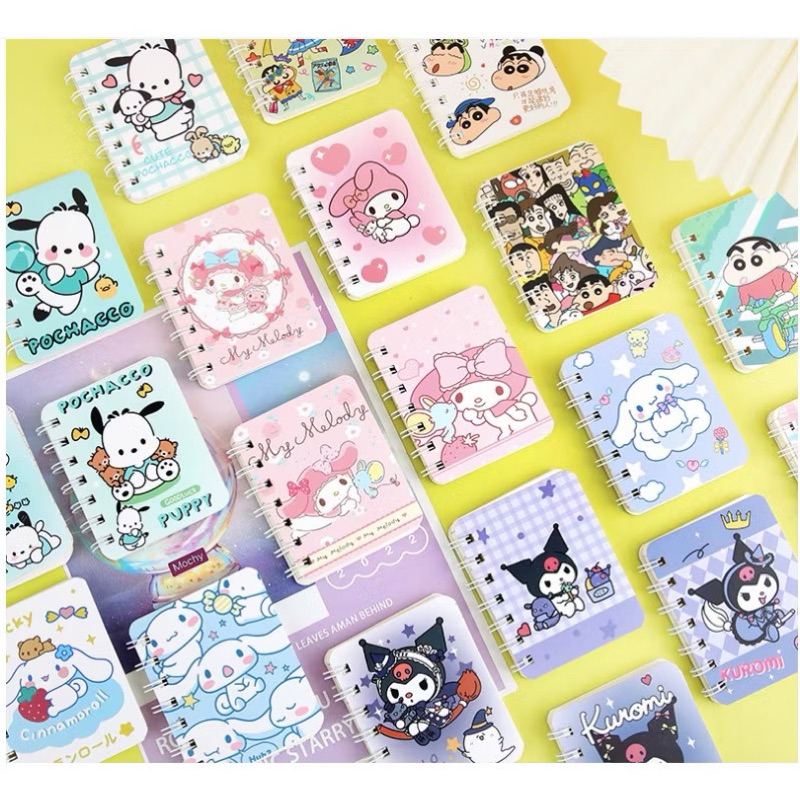 

[PSS] NOTES A7 MINI SPIRAL GARIS LUCU / NOTEBOOK RING MOTIF / CATATAN KECIL / BUKU TULIS RING