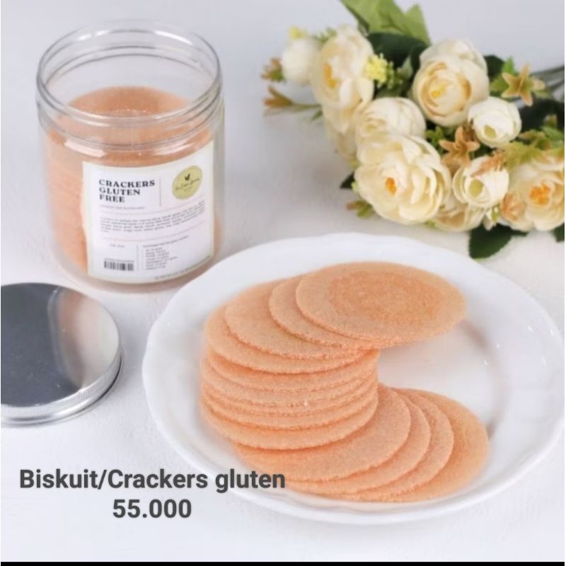 

Toples Crackers isi 40 lembar simping/krupuk/biskuit gluten free