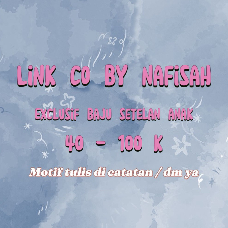 NOTA LIVE SETELAN ANAK COWOK CEWEK HP/CP/PP KUBAO GAJAH ORGANIK