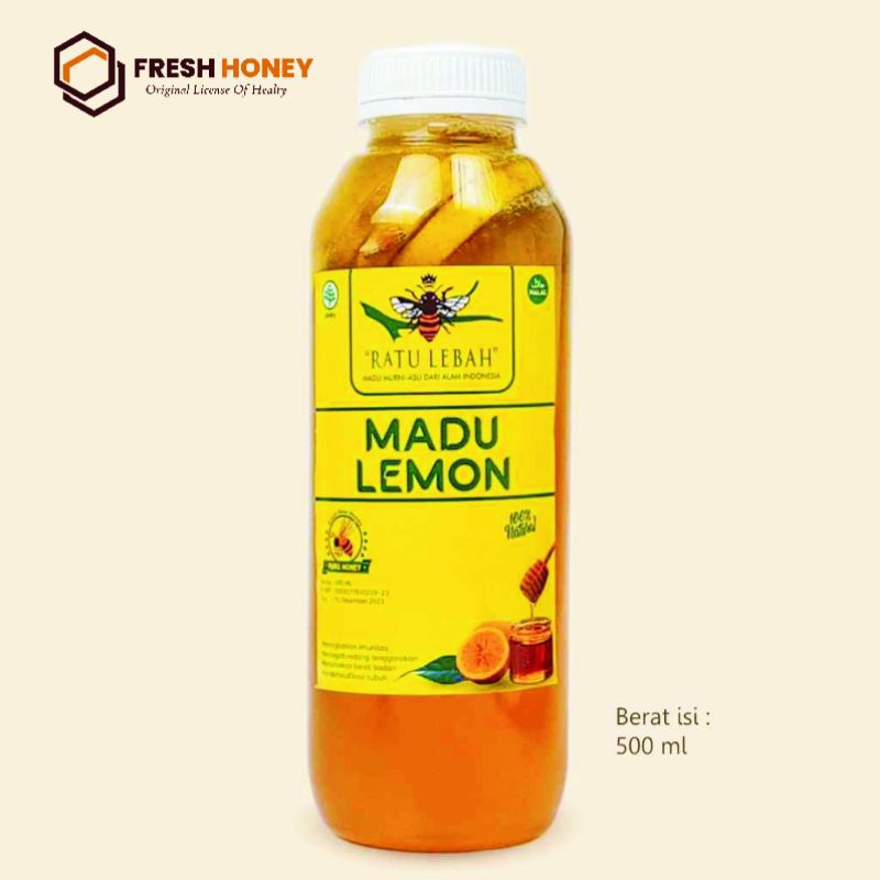 

Madu Lemon l 500 ml l Ratu Lebah l Antioksidan