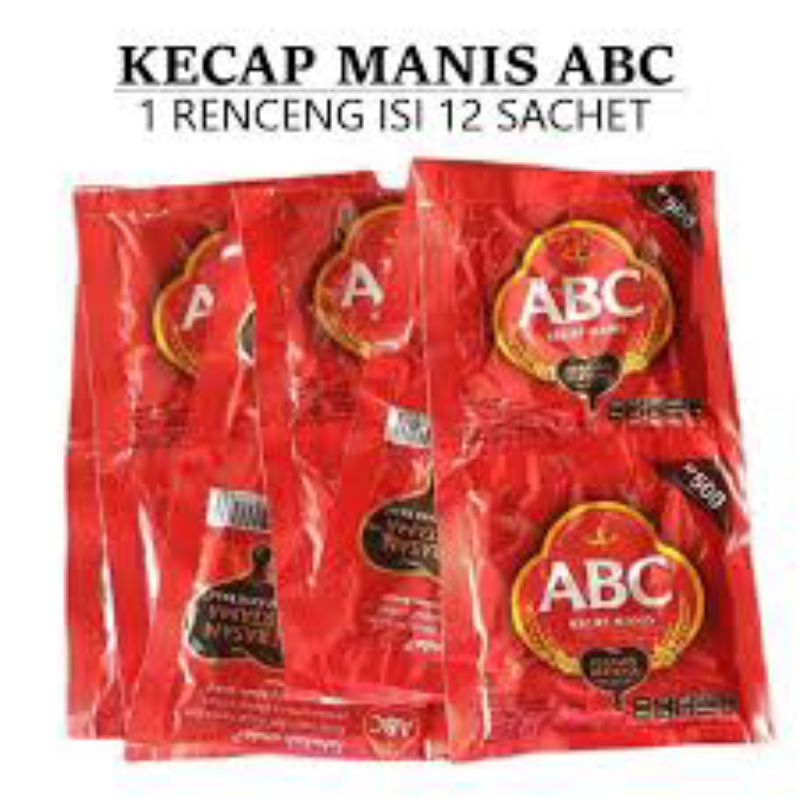 

kecap ABC sasetan 15 ml 12 saset