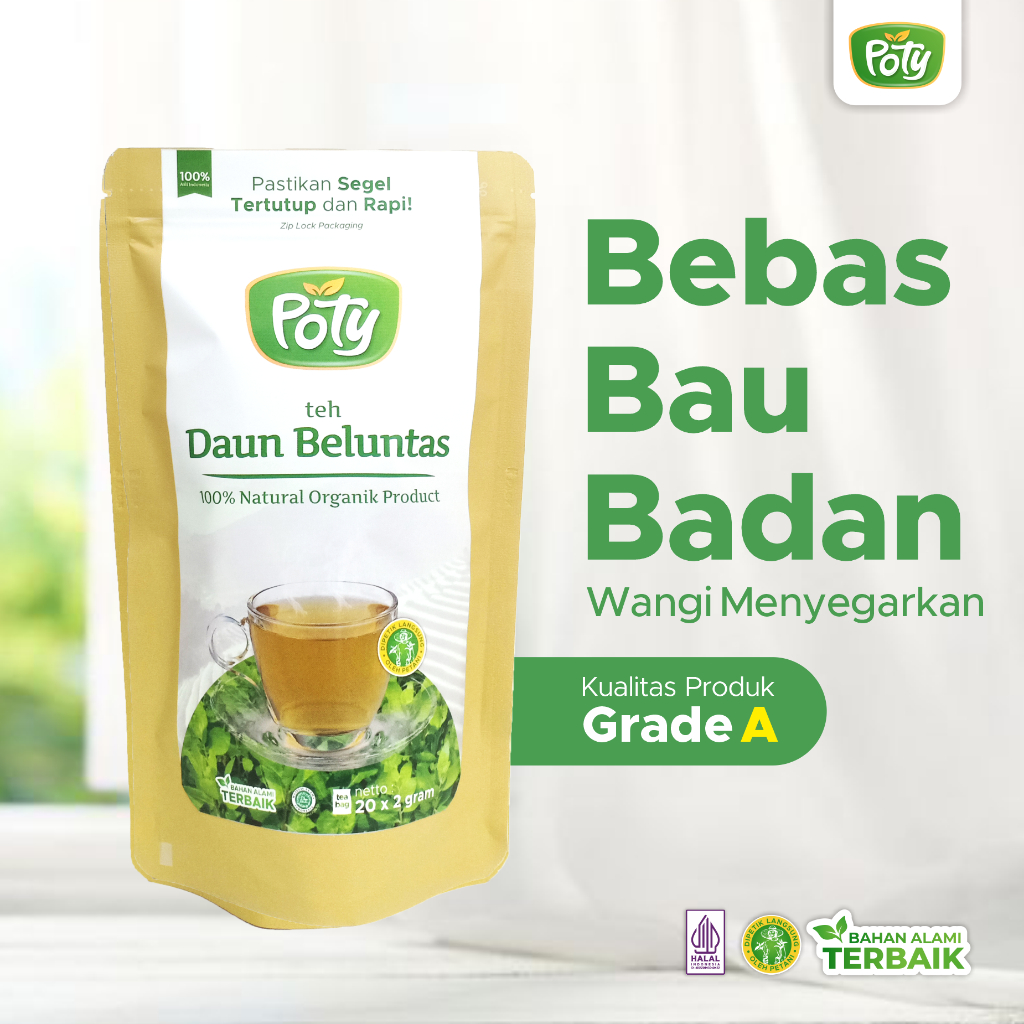 

Beluntas Premium Grade Teh Jamu Daun Beluntas Celup Ampuh Penghilang Baun Badan Ketiak Alami Herbal