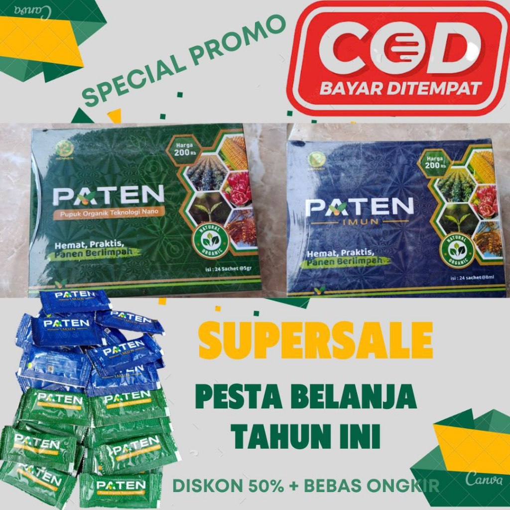 PUPUK PATEN NANO SEPAKET 2 BOX PUPUK DAN IMUN