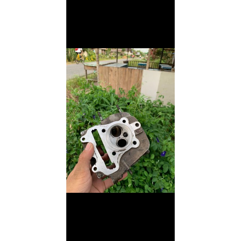 kop head beat karbu sudah porting ukuran diameter klep 27/23
