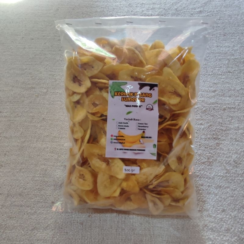 

Keripik Pisang Kepok Manis 500gr