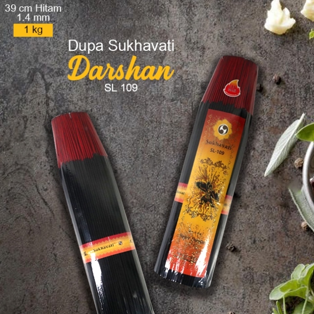 Dupa Hio Sembahyang Wangi Harum Sukhavati Darshan 1 kg Hitam