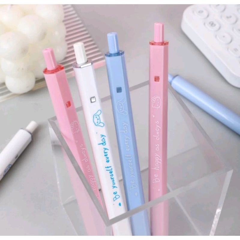 

Amiinah Store Pulpen Gel Karakter Kartun Lucu Gelpen Mekanik Kualitas Tinggi 0.5 mm Pena Gel Tekan Tinta Hitam Simple Ujung Pena Lancip Cute Cartoon Pens Ball