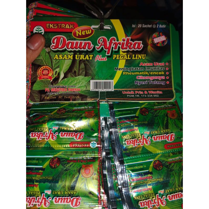 Daun afrika kapsul