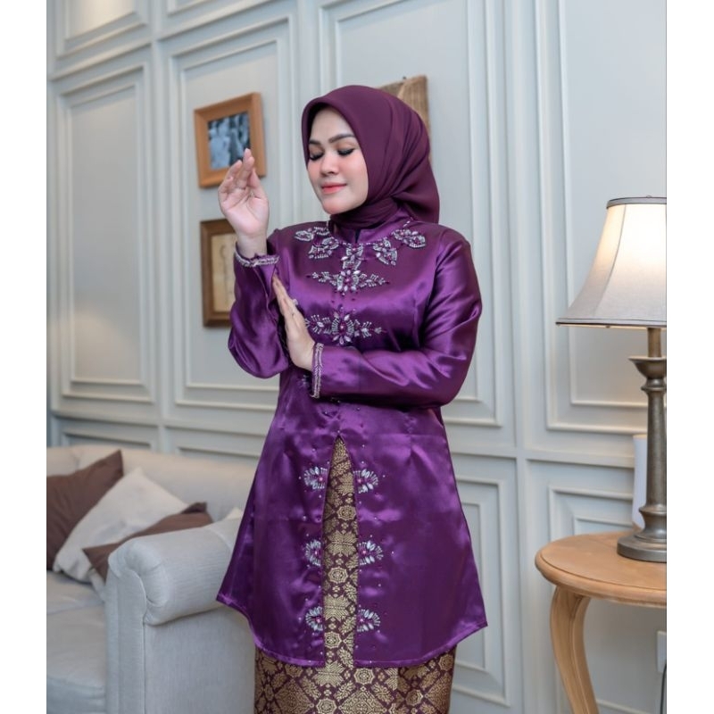 stelan kebaya tunik Aldi 2 / kebaya wisuda / kebaya lamaran / kebaya Kartini / kebaya murah