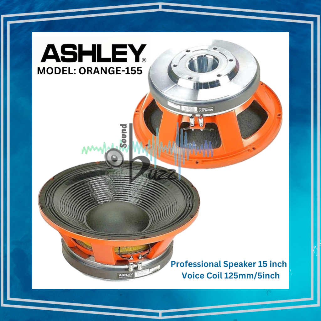 Speaker ASHLEY ORANGE 155 Professional Speaker 15 inch ASHLEY ORANGE155