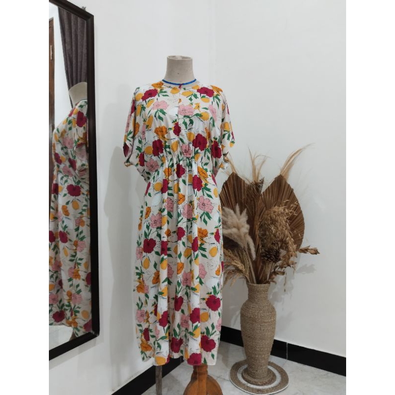 Daster rayon premium model Kerut dada Jumbo