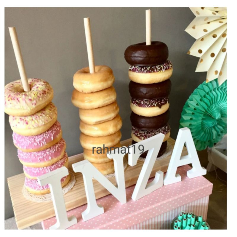 tempat donat isi 1/2/3 box donat / tray donat tatakan kue donat