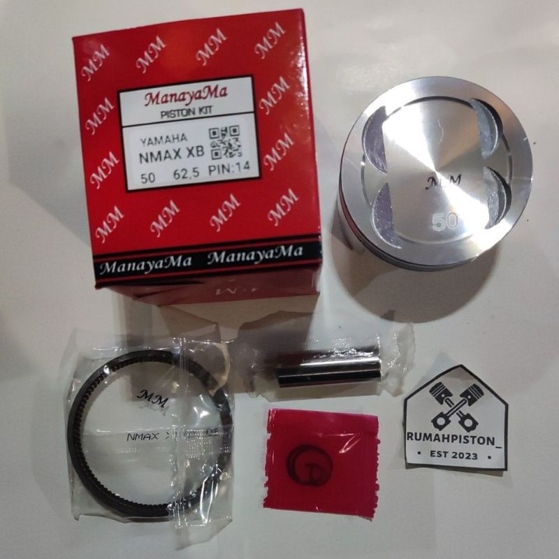 PISTON KIT NMAX XB MANAYAMA 62 62,5 63 pin 14