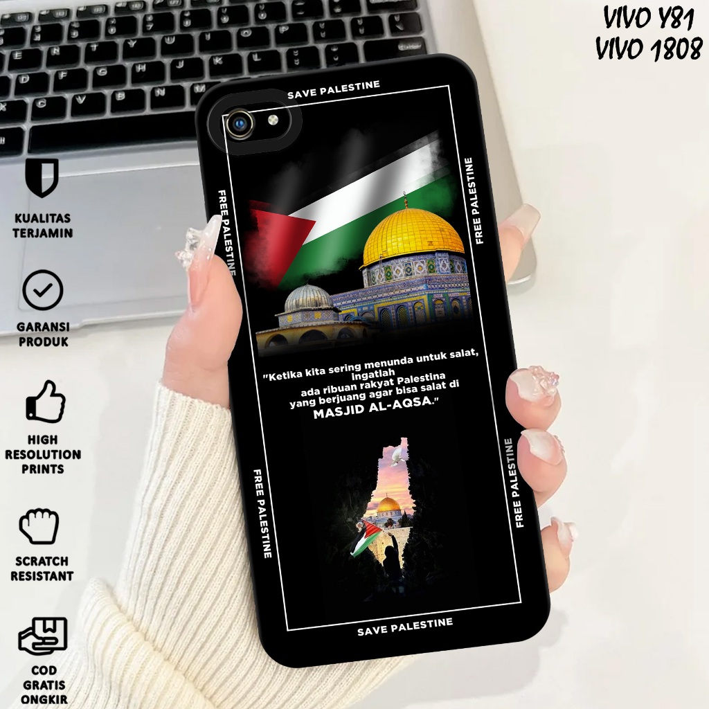 CASE VIVO 1808 - Casing Vivo 1808 Motif PALESTINE - Case Hp 1808 - Casing Hp 1808 - Softcase Vivo 18