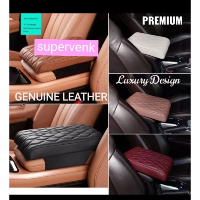 arm rest mobil bantalan tangan kulit innova fortuner 2005