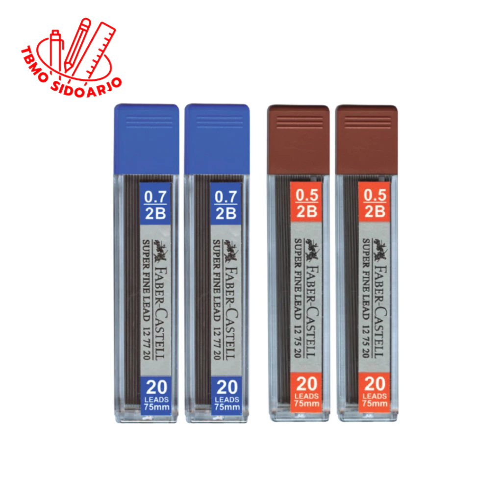 

Faber Castell Lead Superfine 2B 0.5mm 0.7mm Isi Ulang Pensil Mekanik Set isi 2