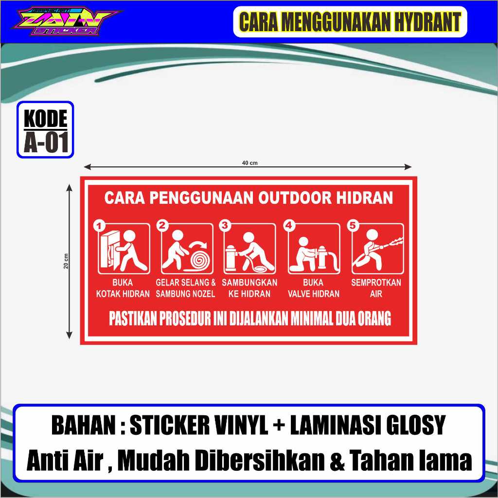 

STIKER VINYL CARA MENGGUNAKAN HYDRANT INDOOR DAN OUTDOOR