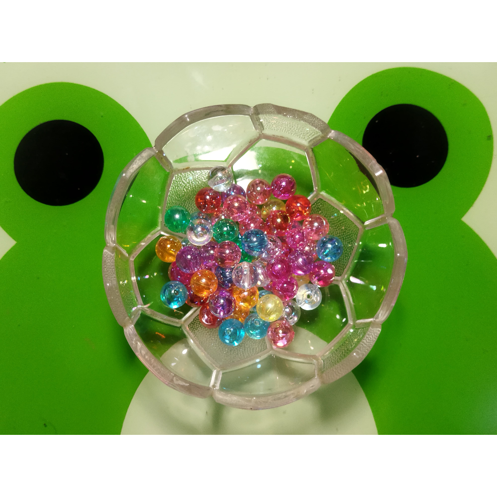 Mote / Beads / Mote Bulat Blink Blink / Mote Bulat Kristal / Motif Kristal - Warna Warni Multicolor 