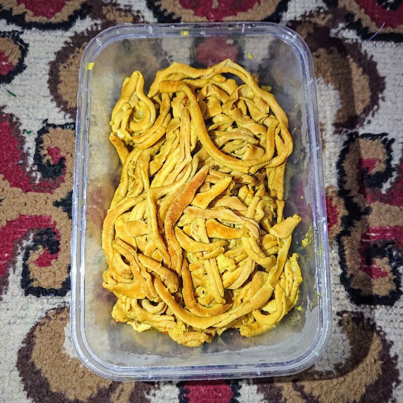 

Usus ayam bumbu kuning siap saji berat -+500 gram