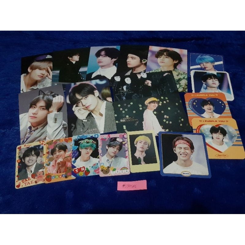 [READY] POSTCARD PHOTOCARD DECO TAEHYUNG V BTS BY FANSITE NUNAV NUNA FS MASTERNIM KOREA ANNIVERSARY 