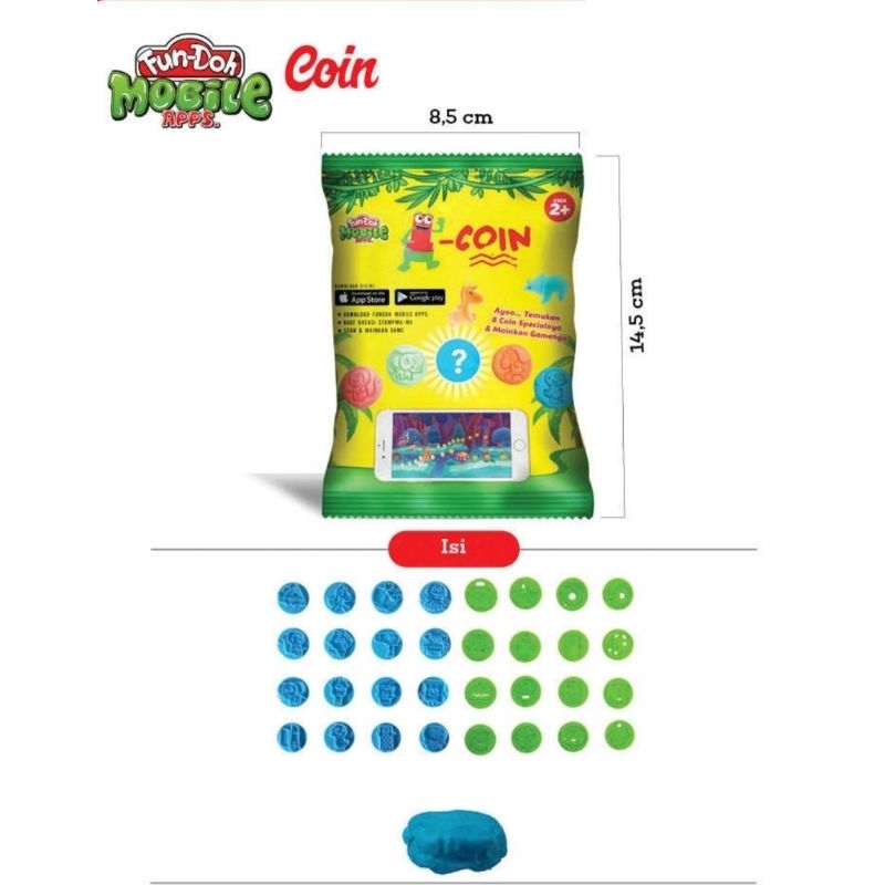 Fun Doh Mainan Lilin Fun Doh Coin
