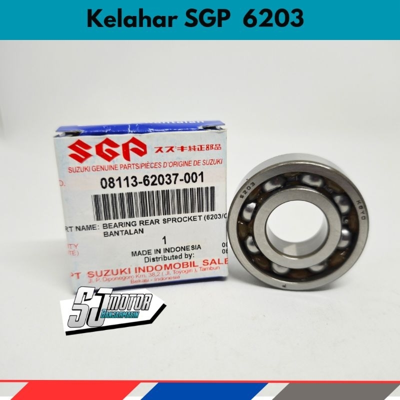 Kelahar Bearing Laher SGP 6203 Original Suzuki 08113-62037-001