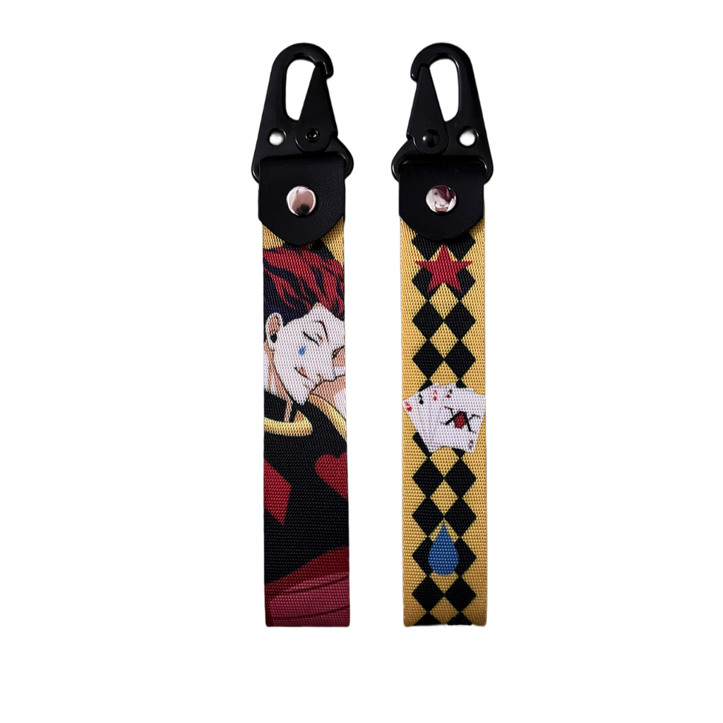 keychain anime hunter x hunter hisoka - keychain webbing anime