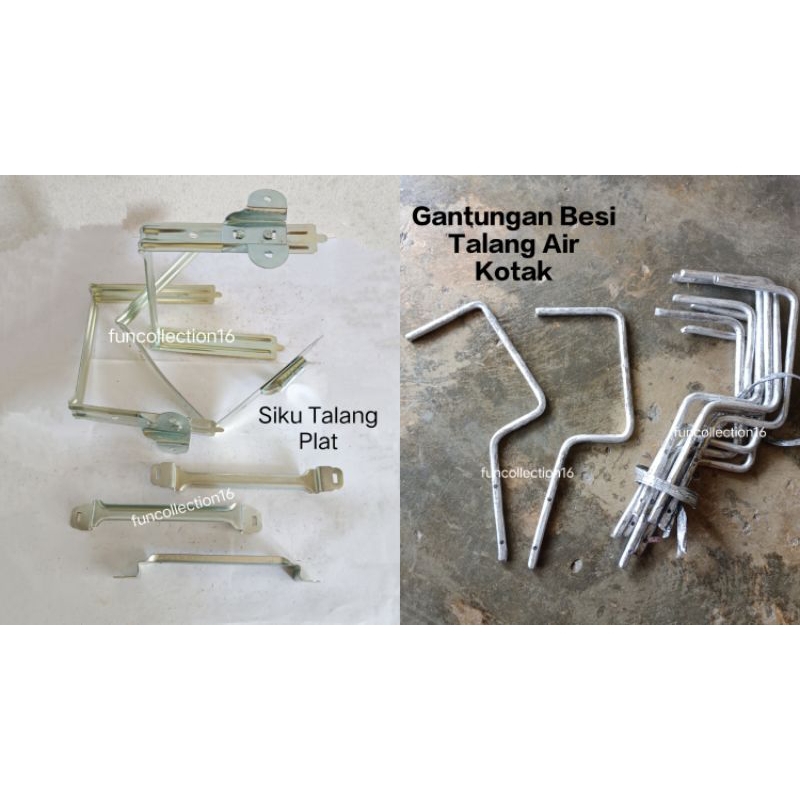 Kait Talang Air Kotak Besi Plat Seng