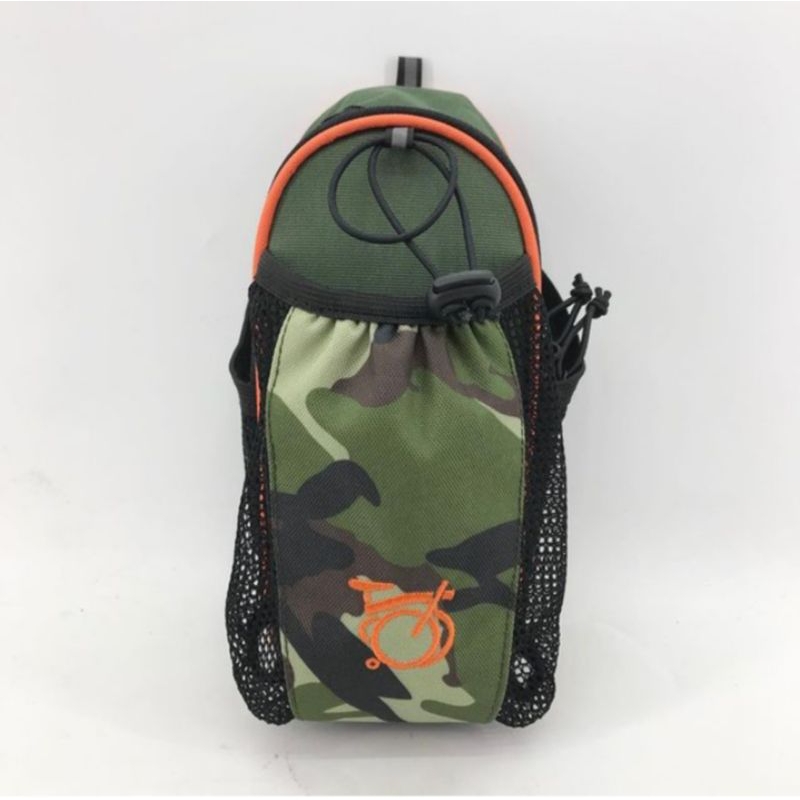 Tas Handle Bar Bag Sepeda Brompton Army Tas Botol Minum - Tas Combo Army