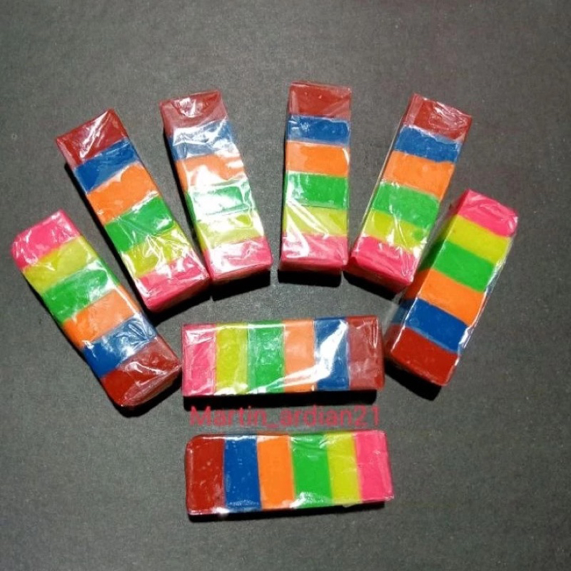 PLASTISIN PER SET ISI 6PCS