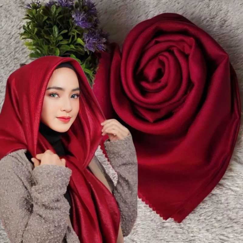 Hijab SegiEmpat SHINAR Glamour Premium/SegiEmpat Gliter/SegiEmpat Glamour Premium/Hijab Kondangan