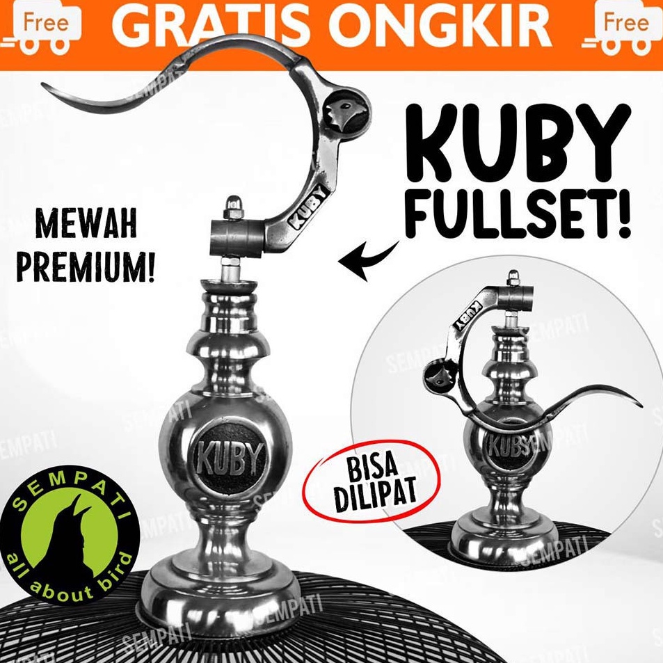 Banyak Diminati  GANTUNGAN KUBY FULLSET PION GANTUNGAN SANGKAR LOVEBIRD PLECI KOLIBRI KONIN PLUS PIO