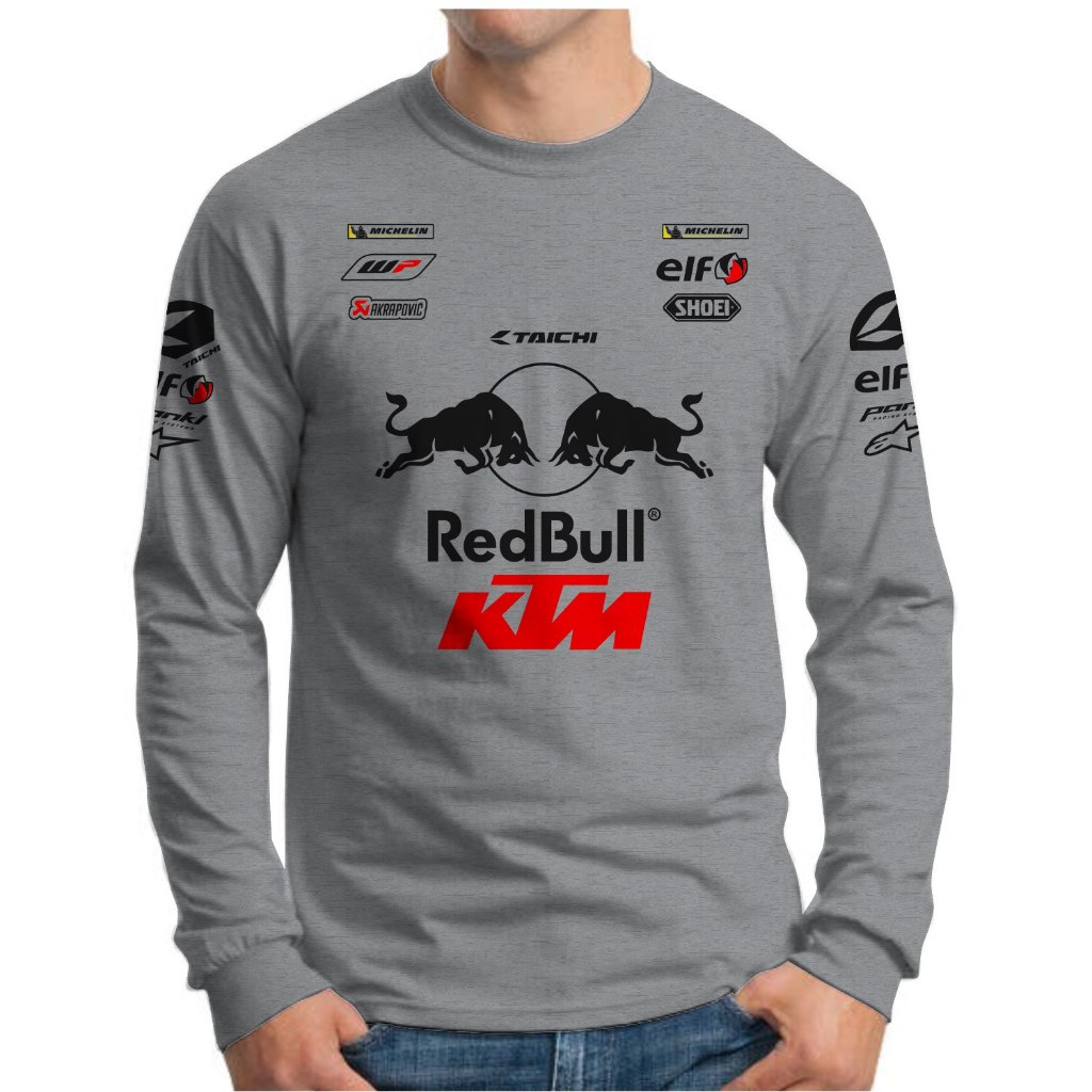 baju lengan panjang pria wanita redbull ktm racing team motogp