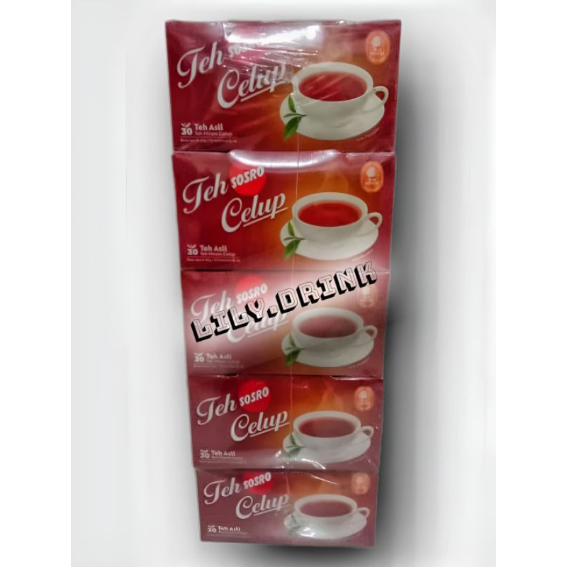 

TEH CELUP SOSRO 30 BAG/1 SLOP