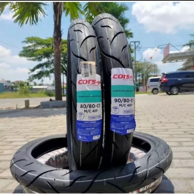 Ban Donat Corsa Terminator 90/80 & 80/80 - 17 ban Tubetype (non tubeless)