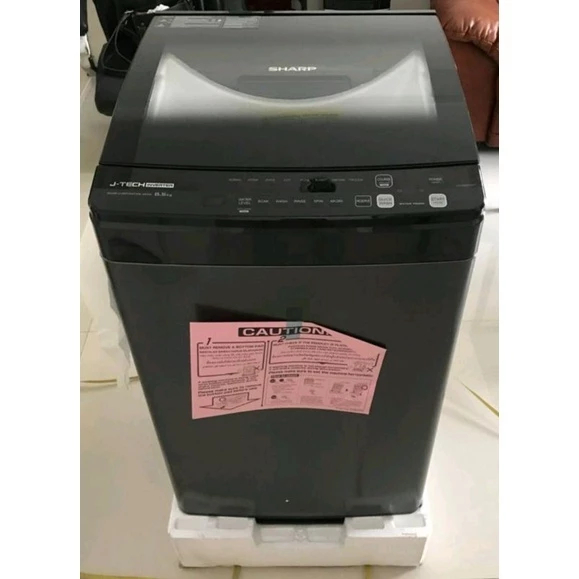MESIN CUCI SHARP INVERTER 9.5 KG TOP LOADING 1 TABUNG 9.5KG  ESM9500XTSA || ESM9500 XTSA 9500XTSA 95
